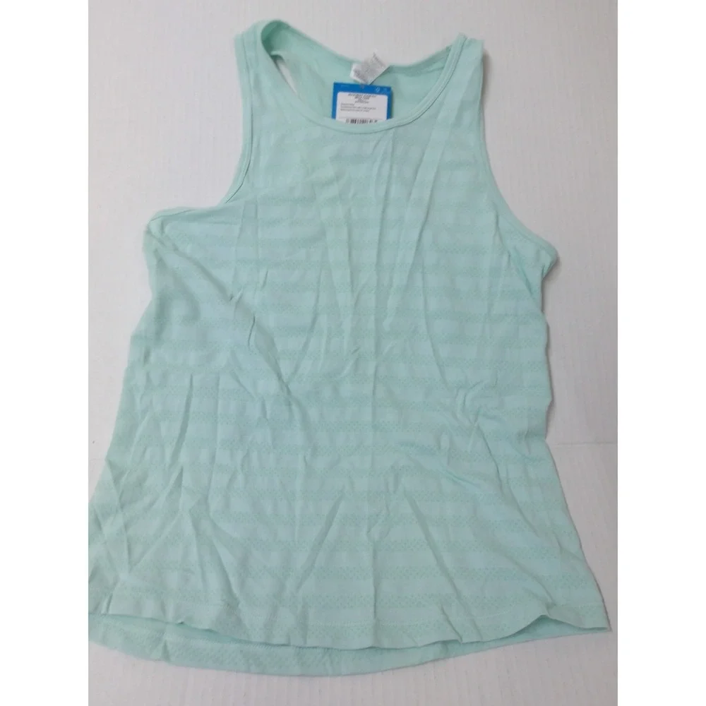DSG Girls Movement‎ Seamless Mesh Tank Waterscape Mint Large /#26491